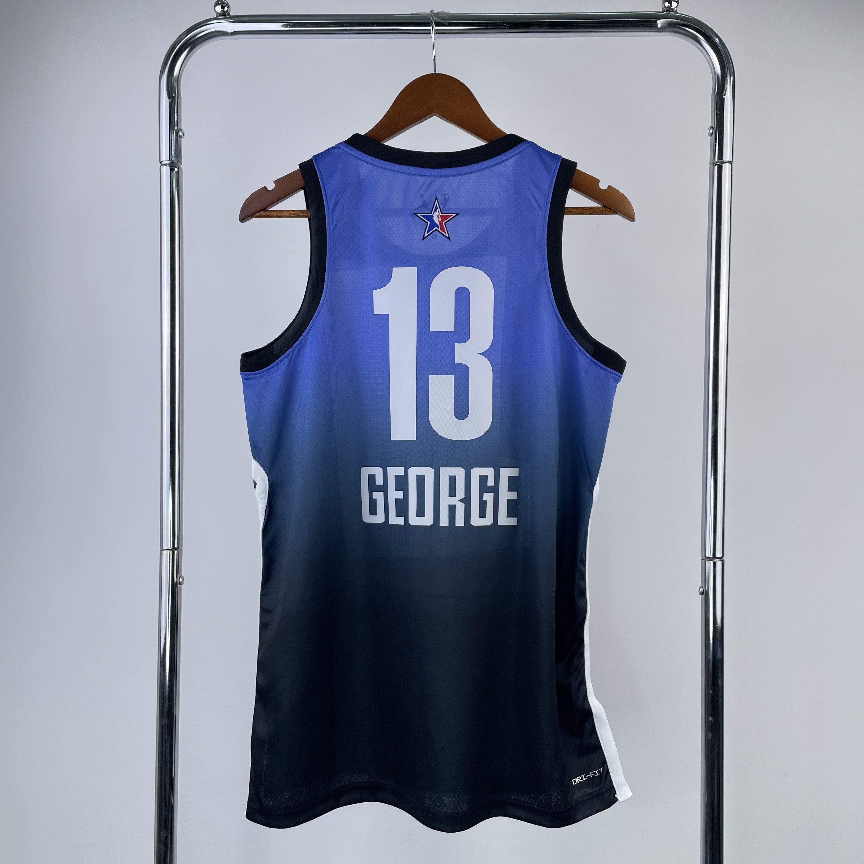 Men Los Angeles Clippers #13 George Blue All Star Jordan style Seasons 2023 NBA Jersey